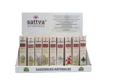 SATTVA INCENSE KARTON STAND/STOJAK