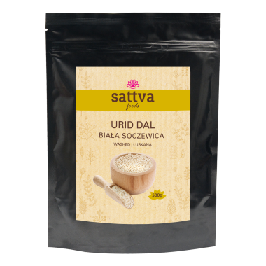 SATTVA FOODS DAL URID WASHED 500G